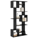 Bogskab Sort eg 92 x 29 x 188 cm Konstrueret træ