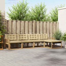 Udendørs sofagruppe 5 stk. Hvid og Beige