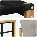 Udendørs sofagruppe 6 stk. Hvid og lysegrå