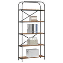 Bogreol Gammelt træ 80 x 30 x 183 cm Konstrueret træ