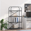 Bogreol Sort eg 80 x 30 x 146 cm Konstrueret træ