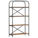 Bogreol Gammelt træ 80 x 30 x 146 cm Konstrueret træ