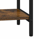 Bogreol 3 niveauer 80 x 30 x 109 cm Konstrueret træ Røget eg