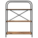 Bogreol Gammelt træ 80 x 30 x 109 cm Konstrueret træ