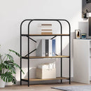 Bogreol 3 niveauer 80 x 30 x 109 cm Konstrueret træ