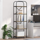 Bogreol 5 niveauer 60 x 30 x 183 cm Konstrueret træ Sonoma eg