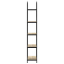 Bogreol 5 niveauer 60 x 30 x 183 cm Konstrueret træ Sonoma eg