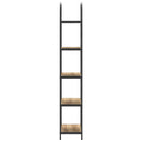 Bogreol 5 niveauer 60 x 30 x 183 cm Konstrueret træ