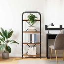 Bogreol Gammelt træ 60 x 30 x 146 cm Konstrueret træ
