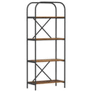 Bogreol Gammelt træ 60 x 30 x 146 cm Konstrueret træ