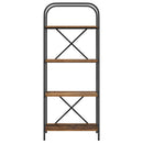 Bogreol Gammelt træ 60 x 30 x 146 cm Konstrueret træ