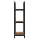Bogreol Røget eg 60 x 30 x 109 cm Konstrueret træ