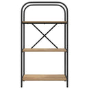 Bogreol 3 niveauer 60 x 30 x 109 cm Konstrueret træ