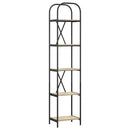 Bogreol 5 niveauer 40 x 30 x 183 cm Konstrueret træ Sonoma eg