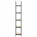 Bogreol 5 niveauer 40 x 30 x 183 cm Konstrueret træ Sonoma eg