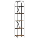 Bogreol Røget eg 40 x 30 x 183 cm Konstrueret træ
