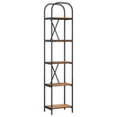 Bogreol Gammelt træ 40 x 30 x 183 cm Konstrueret træ