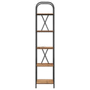Bogreol Gammelt træ 40 x 30 x 183 cm Konstrueret træ