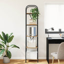 Bogreol 5 niveauer 40 x 30 x 183 cm Konstrueret træ