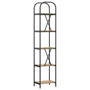 Bogreol 5 niveauer 40 x 30 x 183 cm Konstrueret træ