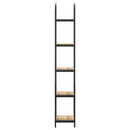 Bogreol 5 niveauer 40 x 30 x 183 cm Konstrueret træ