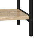 Bogreol 4 niveauer 40 x 30 x 146 cm Konstrueret træ Sonoma eg
