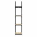 Bogreol 4 niveauer 40 x 30 x 146 cm Konstrueret træ Sonoma eg