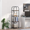 Bogreol Røget eg 40 x 30 x 146 cm Konstrueret træ