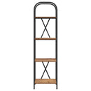 Bogreol Gammelt træ 40 x 30 x 146 cm Konstrueret træ