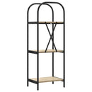 Bogreol Sonoma eg 40 x 30 x 109 cm Konstrueret træ