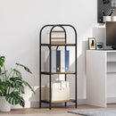 Bogreol 3 niveauer 40 x 30 x 109 cm Konstrueret træ
