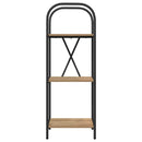 Bogreol 3 niveauer 40 x 30 x 109 cm Konstrueret træ