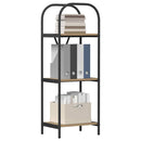 Bogreol 3 niveauer 40 x 30 x 109 cm Konstrueret træ