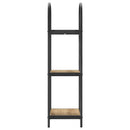 Bogreol 3 niveauer 40 x 30 x 109 cm Konstrueret træ
