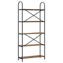 Bogreol Gammelt træ 80 x 30 x 183 cm Konstrueret træ
