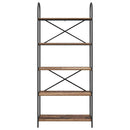 Bogreol Gammelt træ 80 x 30 x 183 cm Konstrueret træ