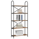Bogreol Gammelt træ 80 x 30 x 183 cm Konstrueret træ