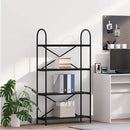 Bogreol Sort eg 80 x 30 x 146 cm Konstrueret træ