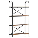 Bogreol Gammelt træ 80 x 30 x 146 cm Konstrueret træ