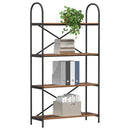 Bogreol Gammelt træ 80 x 30 x 146 cm Konstrueret træ