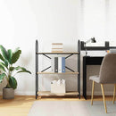 Bogreol 3 niveauer 80 x 30 x 109 cm Konstrueret træ Sonoma eg