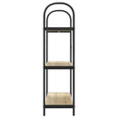 Bogreol 3 niveauer 80 x 30 x 109 cm Konstrueret træ Sonoma eg