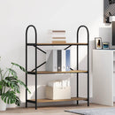 Bogreol 3 niveauer 80 x 30 x 109 cm Konstrueret træ