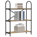 Bogreol 3 niveauer 80 x 30 x 109 cm Konstrueret træ