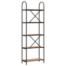 Bogreol Gammelt træ 60 x 30 x 183 cm Konstrueret træ