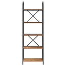 Bogreol Gammelt træ 60 x 30 x 183 cm Konstrueret træ