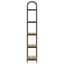 Bogreol 5 niveauer 60 x 30 x 183 cm Konstrueret træ