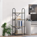Bogreol 4 niveauer 60 x 30 x 146 cm Konstrueret træ Sonoma eg
