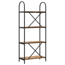Bogreol Gammelt træ 60 x 30 x 146 cm Konstrueret træ