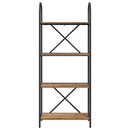 Bogreol Gammelt træ 60 x 30 x 146 cm Konstrueret træ